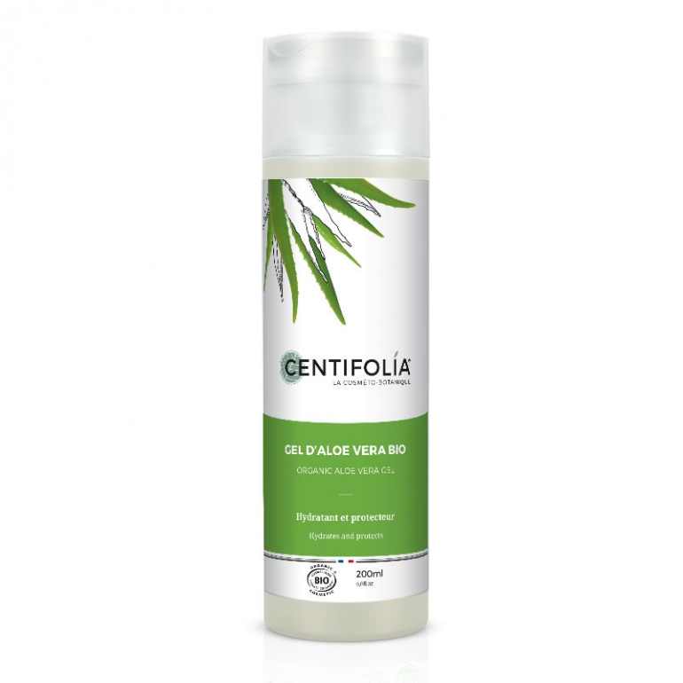 gel d aloe vera bio cheveux boucles centifolia