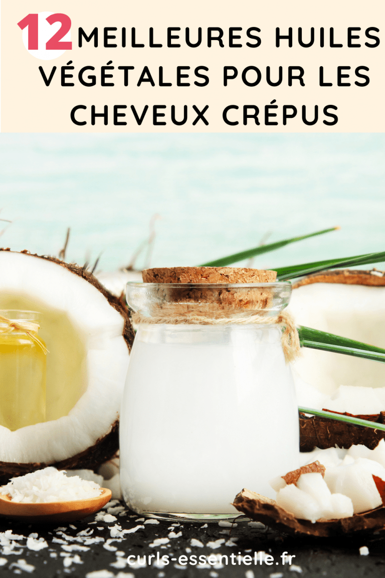 Huile végétale cheveux crépus